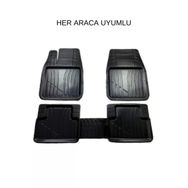 Gold Oto Aksesuar Mazda 3 Hatchback 2003-2009 Badem 3D Nyon Siyah Oto Paspas