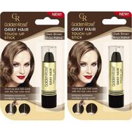 Golden Rose 2 Adet Grey Hair Touch Up 02 Kahve Beyaz Saç Kapatıcı Stick