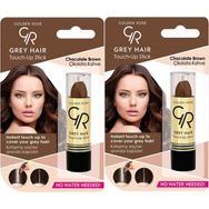 Golden Rose 2 Adet Grey Hair Touch Up Çikolata Kahve Beyaz Saç Kapatıcı Stick