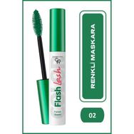 Golden Rose No:02 Forest Green Flash Lash Colered Mascara