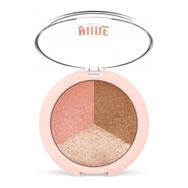 Golden Rose Nude Look Baked Trio Face Powder Pudra