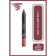 Golden Rose Ruj Matte Lipstick Crayon No :12