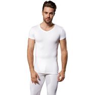 Goldenbay 2552 V Yaka Kısa Kollu Fit Kalıp Ekru Erkek Termal Atlet