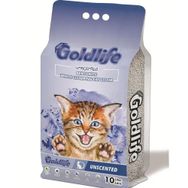 Goldlife Premium 10 Lt Kokusuz Beyaz Bentonit Topaklanan Kedi Kumu