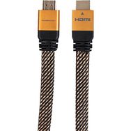 Goldmaster CAB-26 1.5 mt Altın Uçlu 4K 2160 3D Siyah HDMI Kablo