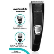 Goldmaster Fiyaka Kablolu Kablosuz Şarjlı Ayarlanabilir Paslanmaz Çelik Saç Kesme Makinesi
