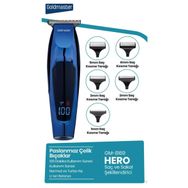 Goldmaster GM8169 Hero Led Ekranlı Paslanmaz Çelik Başlıklı Saç Sakal Şekillendirme Makinesi