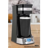 Goldmaster Mola Dijital Zaman Ayarlı Çelik Termoslu Sızdırmaz Bardaklı Otomatik Filtre Kahve Makinesi