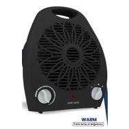Goldmaster Warm Siyah 2000 Watt Isıya Dayanıklı Devrilme Emniyetli Isıtıcı Fan