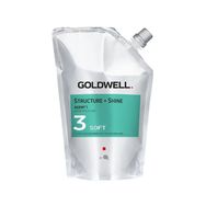 Goldwell Structure + Shine Agent 1 Hassaslaşmış Boyalı ve Röfleli Saçlar için 3 Soft 400 g Kalıcı Düzleştirici