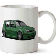 Golf Mk4 Yeşil Baskılı Kupa
