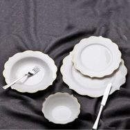 Gönül 24 Parça New Bone Yemek Takımı
