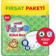Goo.N Friend No:4 Maxi 180 Adet Külot Bebek Bezi