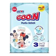 Goo.N Mutlu Bebek No:3 Midi 72 Adet Bebek Bezi