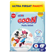 Goo.N Mutlu Bebek No:4 Maxi 360 Adet Bebek Bezi
