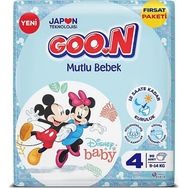 Goo.N Mutlu Bebek No:4 Maxi 90 Adet Bebek Bezi