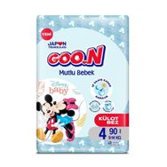 Goo.N Mutlu Bebek No:4 Maxi 90 Adet Külot Bebek Bezi