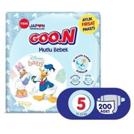 Goo.N Mutlu Bebek No:5 Junior 200 Adet Bebek Bezi