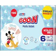 Goo.N Mutlu Bebek No:6 XLarge 52 Adet Külot Bebek Bezi