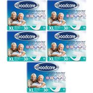 Goodcare Yetişkin Bel Bantlı Tekstil Yüzey Extra Large 30x5 Adet Hasta Bezi