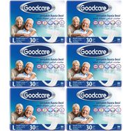 Goodcare Yetişkin Bel Bantlı Tekstil Yüzey Large 6x30 Adet Hasta Bezi