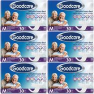 Goodcare Yetişkin Bel Bantlı Tekstil Yüzey Medium 30x6 Adet Hasta Bezi