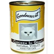 GoodnessCat 10x400 gr Tavuklu Gravy Konserve Yetişkin Kedi Maması