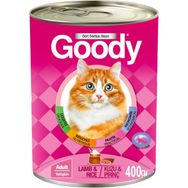 Goody 400 gr Kuzu Pirinçli Yetişkin Kedi Konservesi