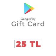 Google Play 25 TL Hediye Kodu