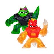 Goojitzu Golden Blazagon vs Exclusive Rock Jaw İkili Figür