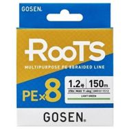 Gosen X8 Roots PE 8 150 mt Açık Yeşil 0.187 mm Örgu Spin İp Misina