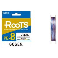 Gosen X8 Roots PE 8 Örgü Spin 300 mt 0.296 mm Multi Color İp Misina