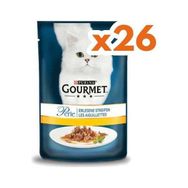Gourmet 26x85 gr Perle Izgara Tavuklu Kedi Konservesi