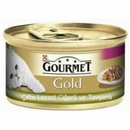 Gourmet 85 g Gold Ciğerli Tavşanlı Kedi Konservesi