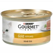 Gourmet 85 gr Gold Kıyılmış Hindi Etli Kedi Konservesi
