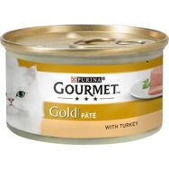 Gourmet 85 gr Purina Gold Kıyılmış Konserve Hindi Etli Kedi Konservesi