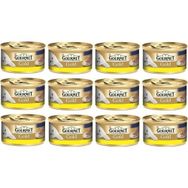 Gourmet Gold 12x85 gr Kıyılmış Tavuklu Yetişkin Kedi Konservesi