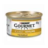 Gourmet Gold 24x85 gr Kıyılmış Tavuklu Yetişkin Kedi Konservesi
