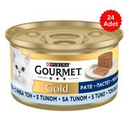 Gourmet Gold 24x85 gr Kıyılmış Ton Balıklı Kedi Konserve Maması