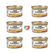Gourmet Gold 6x85 gr Hindi Ördek Çifte Lezzet Kedi Konservesi