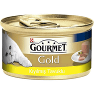 Gourmet Gold 6x85 gr Kıyılmış Tavuklu Yetişkin Kedi Konservesi