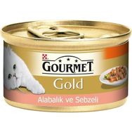 Gourmet Gold Alabalık ve Sebzeli 85 gr Yetişkin Kedi Konservesi