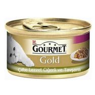 Gourmet Gold Çifte Lezzet Ciğerli ve Tavşanlı 85 gr Kedi Konserve