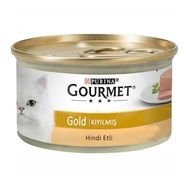 Gourmet Gold Kıyılmış Hindi Etli Yaş 12x85 gr Kedi Maması