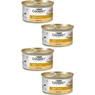 Gourmet Gold Kıyılmış Hindili Premium Yaş 4x85 gr Kedi Maması