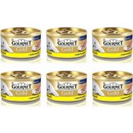 Gourmet Gold Kıyılmış Tavuklu 6x85 gr Kedi Konserve