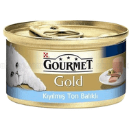 Gourmet Gold Kıyılmış Ton Balıklı 85 g Konserve Yaş Kedi Maması