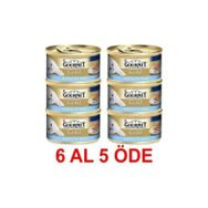 Gourmet Gold Kıyılmış Ton Balıklı Yaş 6x85 gr Kedi Maması