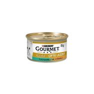 Gourmet Gold Parça Etli Soslu Tavşanlı ve Ciğerli 85 gr Kedi Konservesi