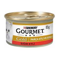 Gourmet Gold Sığır Etli 12 Al 10 Öde 85 gr Kedi Maması
